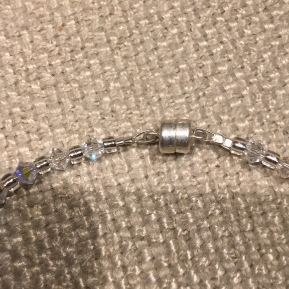 Beautiful clear crystal anklet - Picture 2 of 4